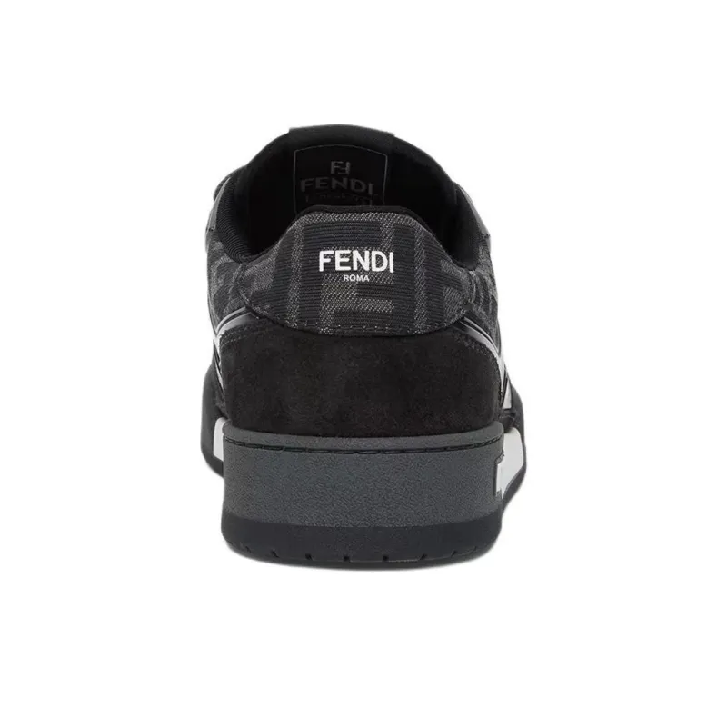 FENDI Ff Jacquard Low Top Sneakers-4
