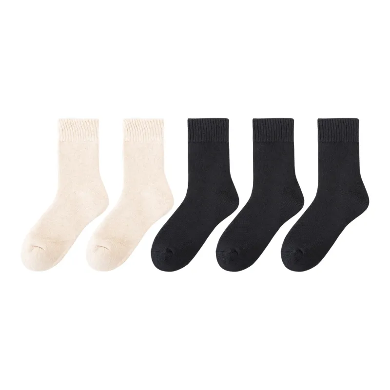 AOKANG Mid Calf Socks Women's 5 Pack-4
