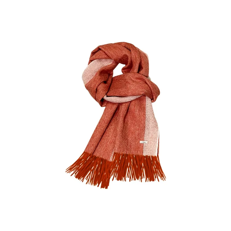 MILLIE'S Wool Knit Scarves Unisex-8