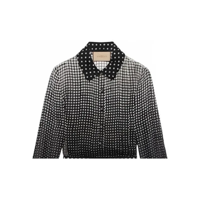 GUCCI Long-Sleeved Dresses Women's Black-1