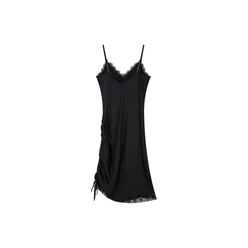 UOOYAA Slip Dress Women's Black-1