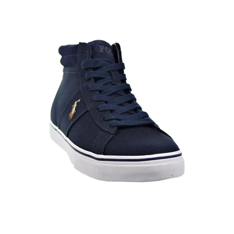 Polo Ralph Lauren Shaw High Top Skateboard Shoes Men's Blue-2