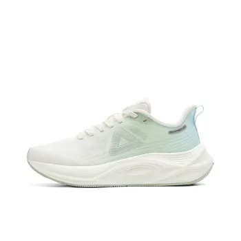 PEAK Low Top Running Shoes Women's White Green Blue