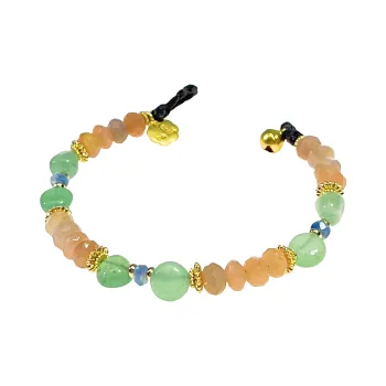 Rhapsodie Aventurine Hand Woven Bracelet Women's