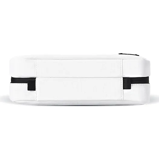 FANJI Polyurethane Toiletry Bag Unisex White-2
