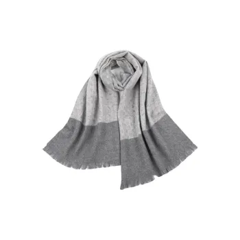 H YXIANG 100% Cashmere Knit Scarves Women's