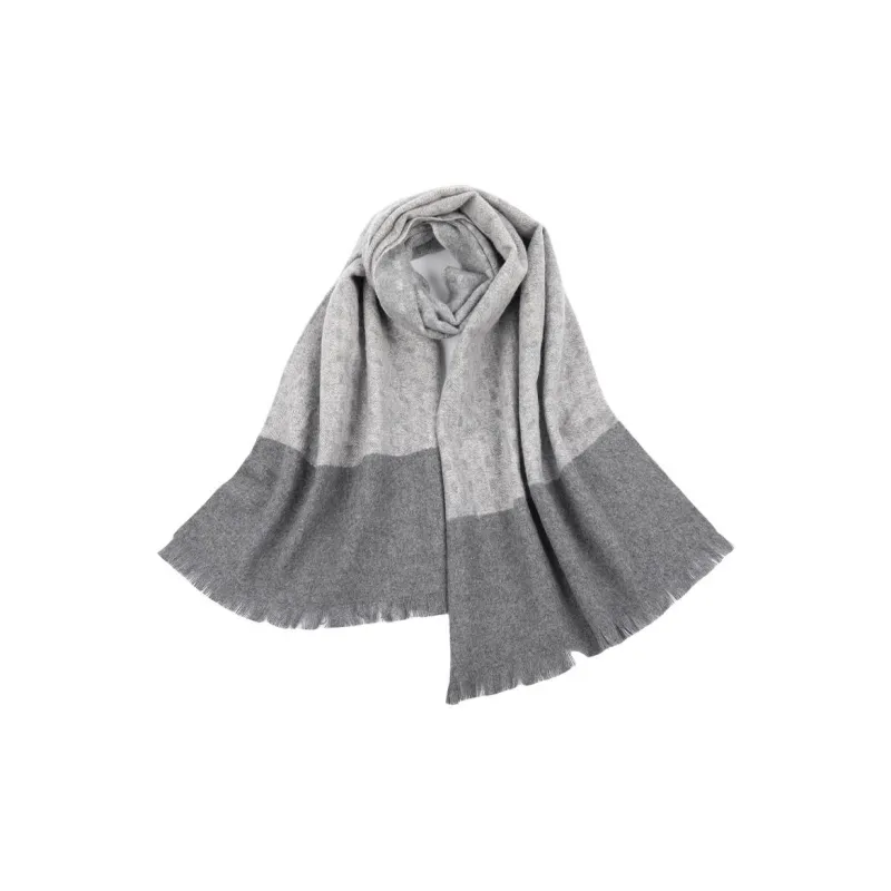 H YXIANG 100% Cashmere Knit Scarves Women's-0
