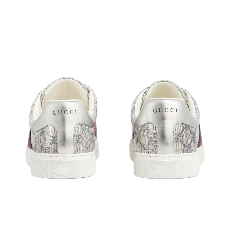 GUCCI Ace 'GG Supreme Canvas Beige Blue'-4