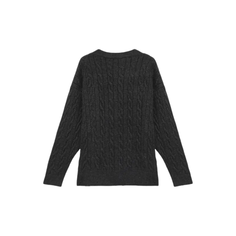 Princess Berdele Knitwear Women's Black Gray-1