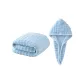 (Sky Blue) Bath Towels, Hair Drying Caps[7A Antibacterial]