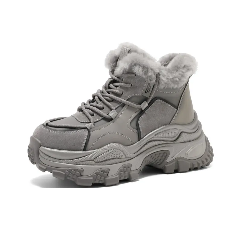 BELLE Anti Slip Wear Resistant High Top Chunky Sneakers Women's-1