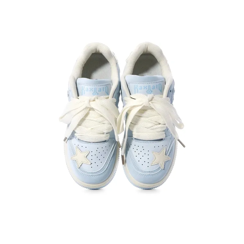 KAAVER OTTO Skateboard Shoes Women's Low Top White-25