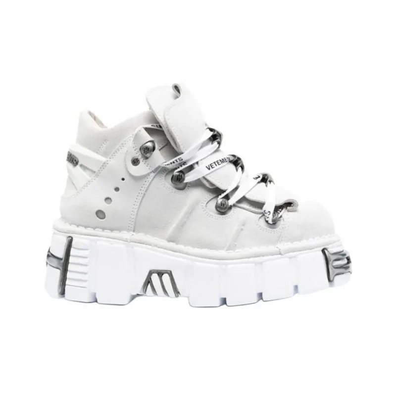 Vetements New Rock Slip Resistant Low Top Sports Casual Shoes Women's White-1
