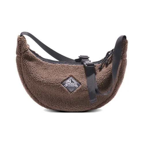 GAGA EQUIPMENT Polar Fleece Dumpling Bag Crossbody Bag Regular Unisex Multicolor