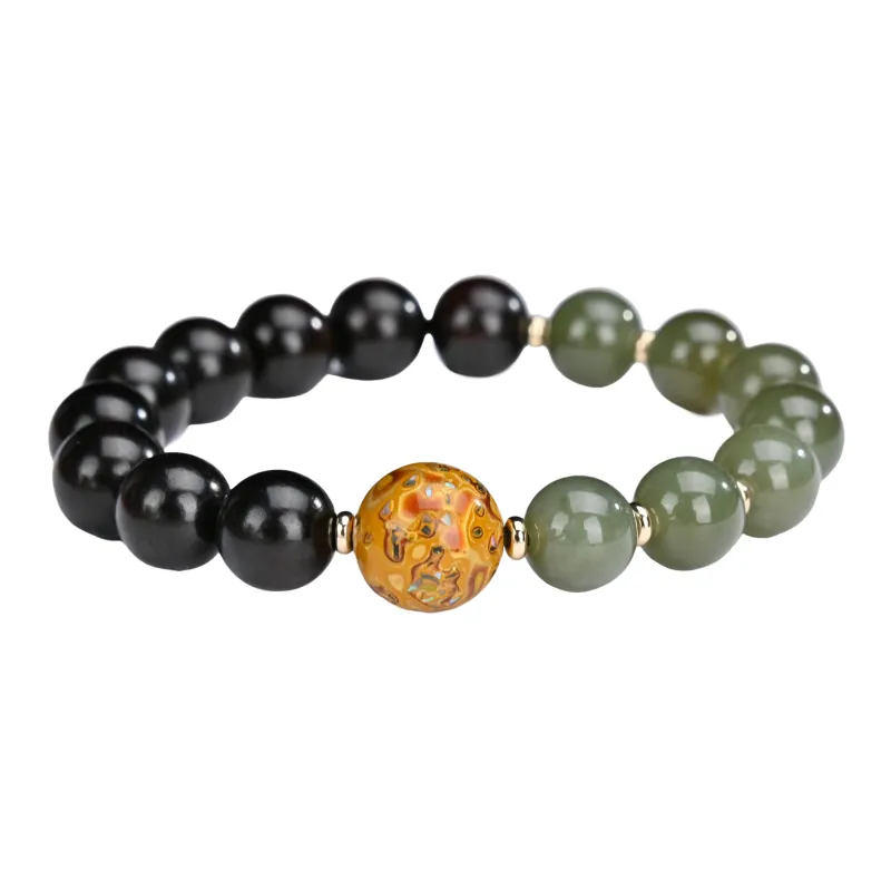 Magic Circle Pterocarpus Bracelets Unisex-1