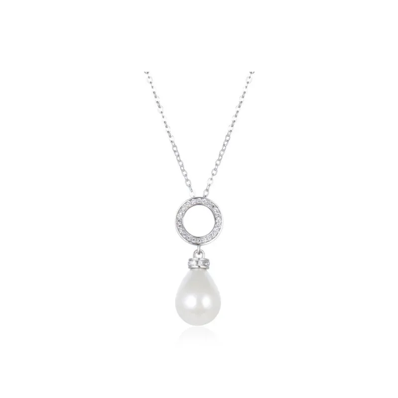 DFALLA S925 Silver/pearl Oyster Beads Necklaces Women's-0