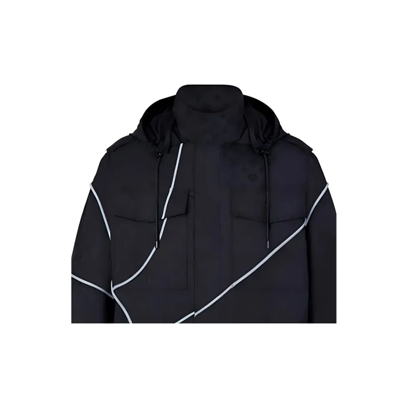 LOUIS VUITTON x NBA New Quarterly Products Of LV Windbreaker Jacket Men's Black-3