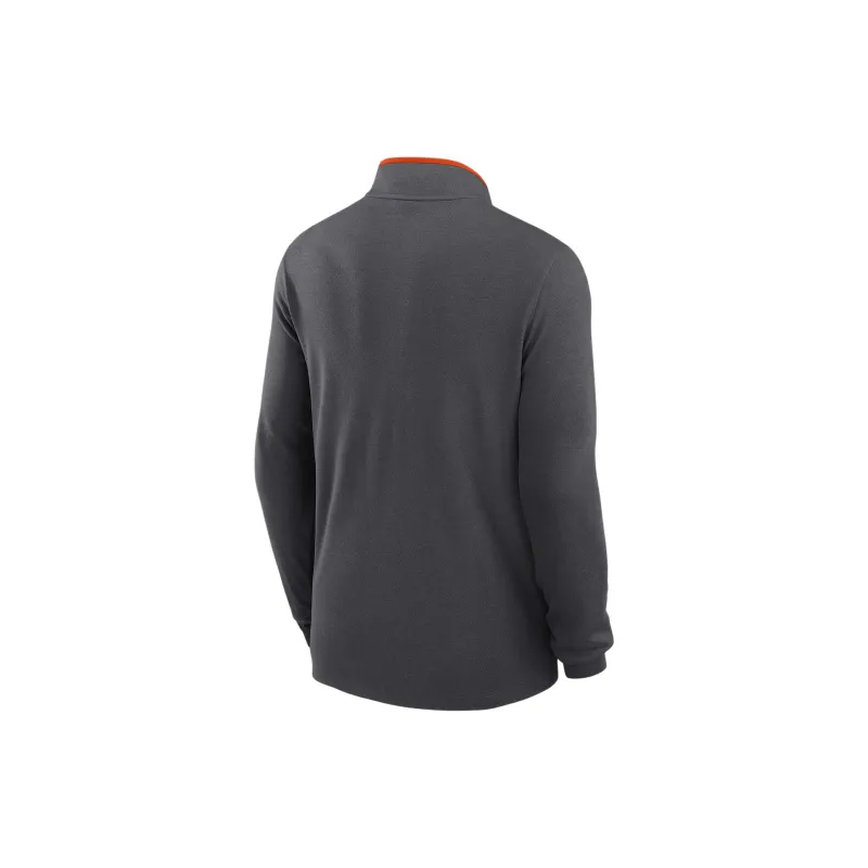 Nike Clemson Tigers Victory Men's Nike Dri FIT College 1/2 Zip Long Sleeve Top-1