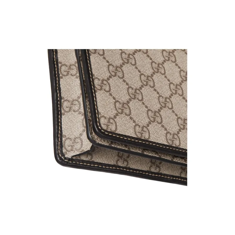 GUCCI Coated Canvas Crossbody Bag Shoulder Bag Extra Mini Women's Beige & Brown-6