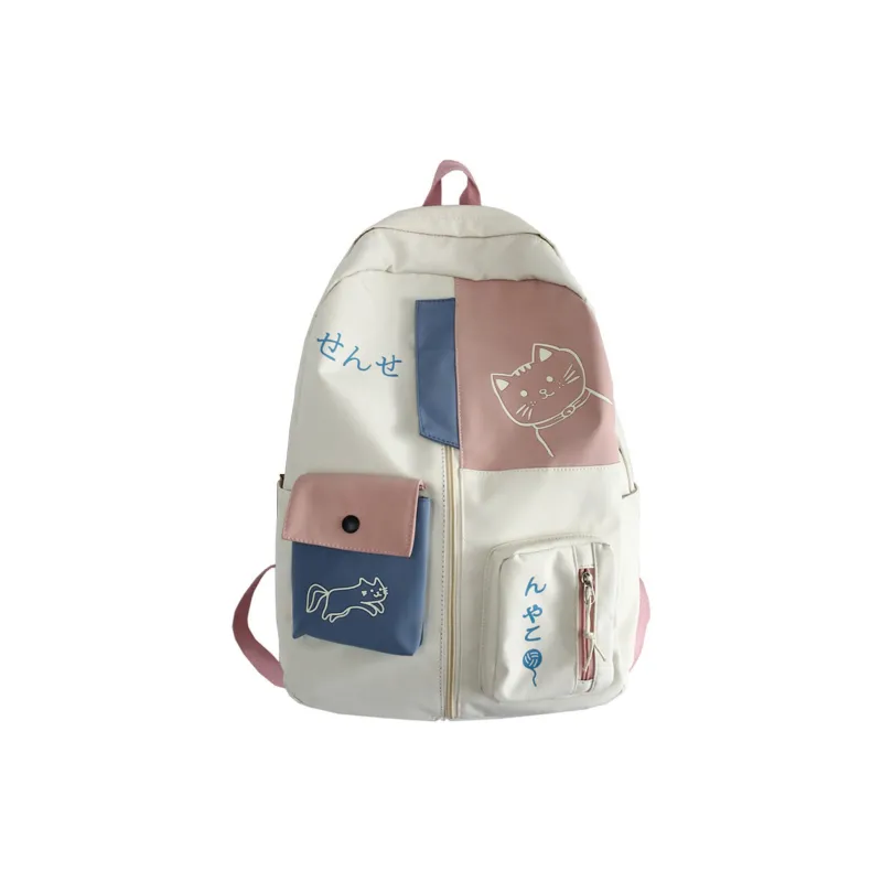 TAKI Nylon Backpack Regular Unisex Multicolor-5