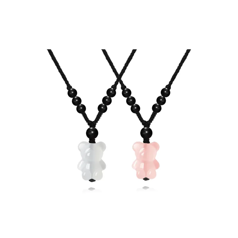 Master Kim Ebony Jade Necklaces Unisex-0