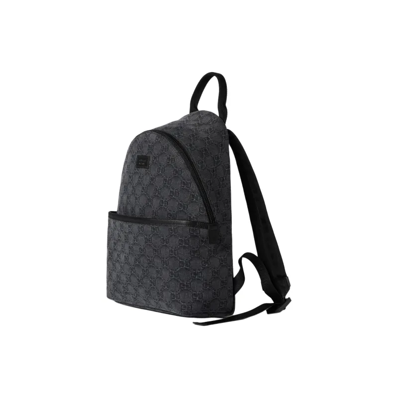 GUCCI Denim Backpack Regular Kids' Black-1