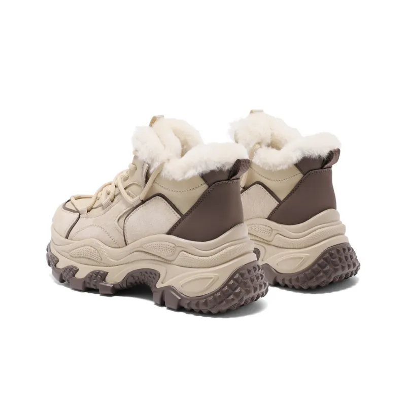BELLE Anti Slip Wear Resistant High Top Chunky Sneakers Women's-7