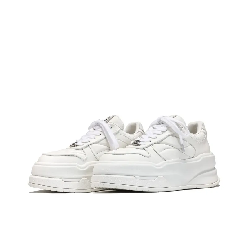 UanDi Anti Slip And Wear Resistant Lightweight Height Increasing Low Top Skateboard Shoes Women's-1