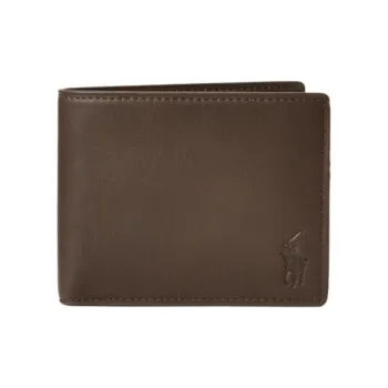 Polo Ralph Lauren Cow Leather Wallet Men's Brown