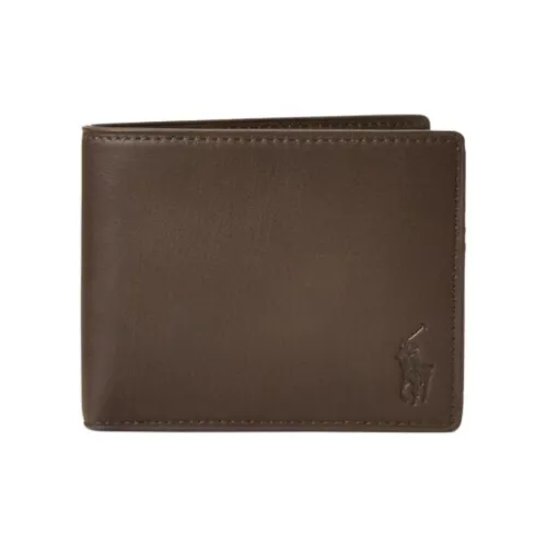Polo Ralph Lauren Cow Leather Wallet Men's Brown
