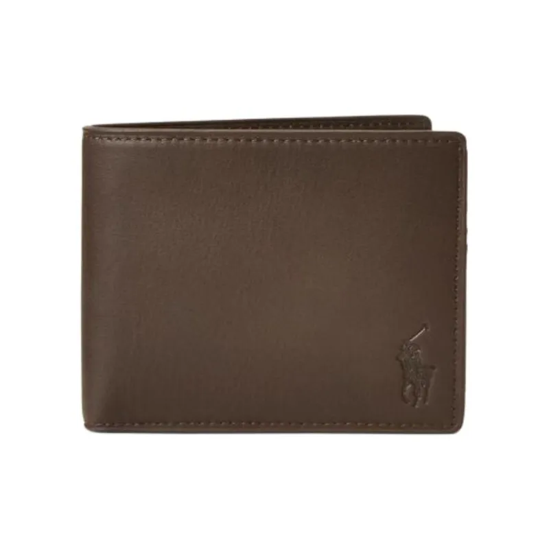 Polo Ralph Lauren Cow Leather Wallet Men's Brown-0