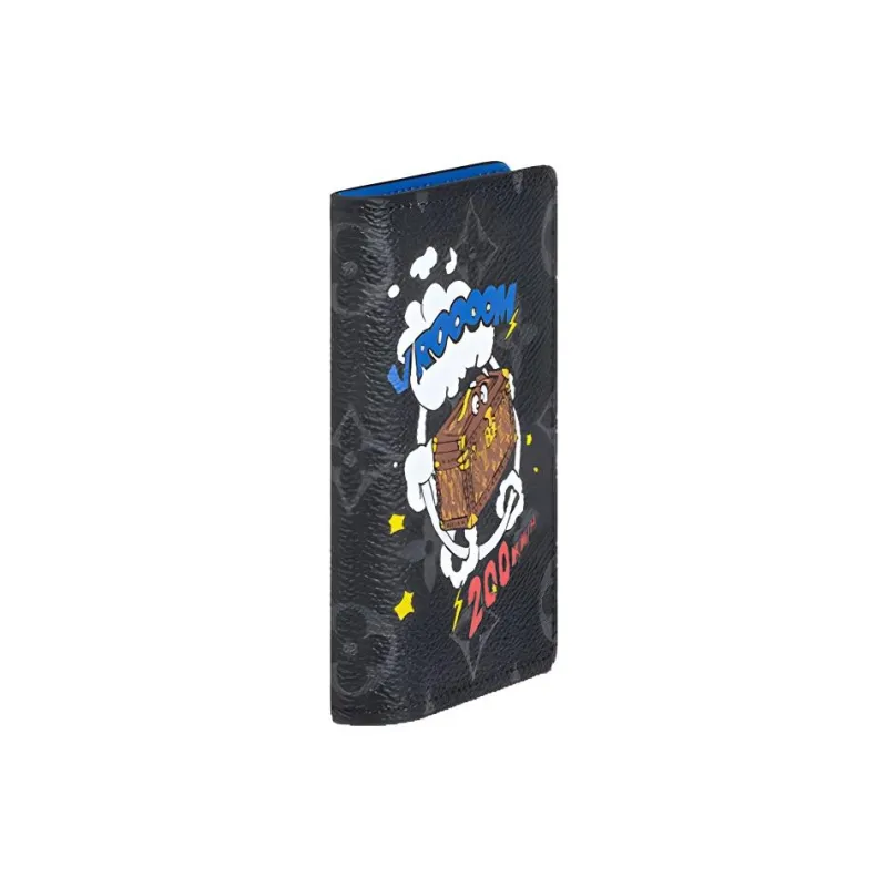 LOUIS VUITTON Pocket Organizer Monogram Eclipse Black-1