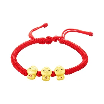 SHEPANEE Hand Braided String Copper Glue Drip Bracelets Unisex