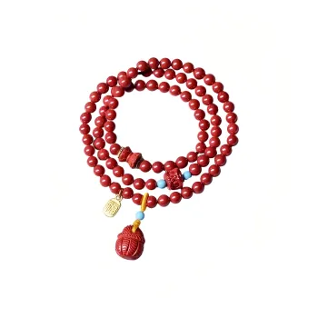 Stone On The Line Cinnabar Bracelets Unisex