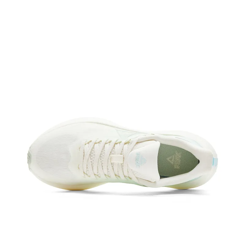 PEAK Low Top Running Shoes Women's White Green Blue-3