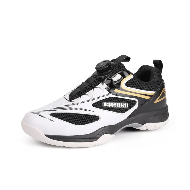Lin Feng Badminton Shoes Unisex White Blue-11