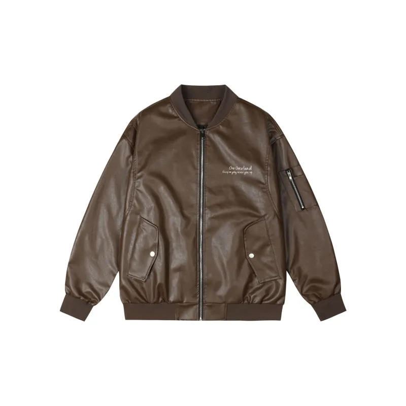 OXO OVERLOAD Leather Jacket Unisex-17