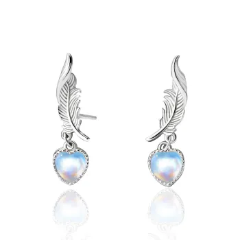 KEMLAIDA 925 Sterling Silver Stud Earrings Women's