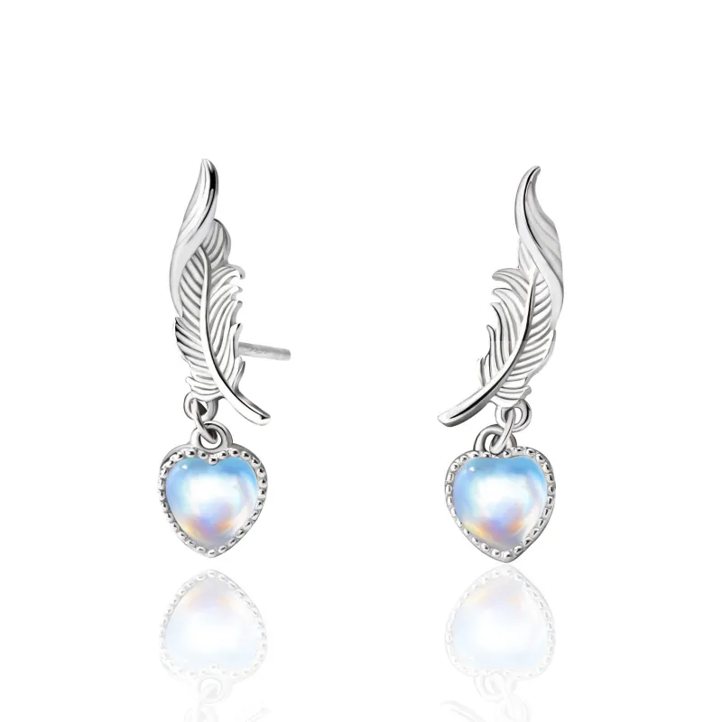 KEMLAIDA 925 Sterling Silver Stud Earrings Women's-0