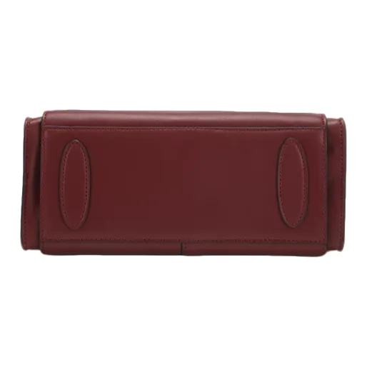 PAYOT Microfiber Synthetic Leather Wedding Bag One Shoulder Crossbody Regular Women's Burgundy/Ecru-4