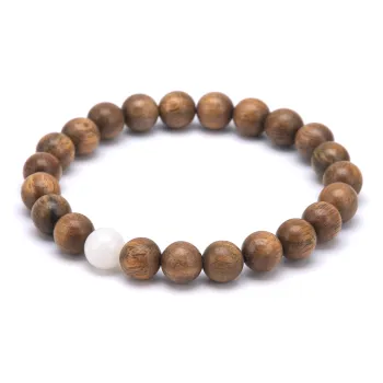 BLESSED BULLET Sandalwood Bracelets Women's