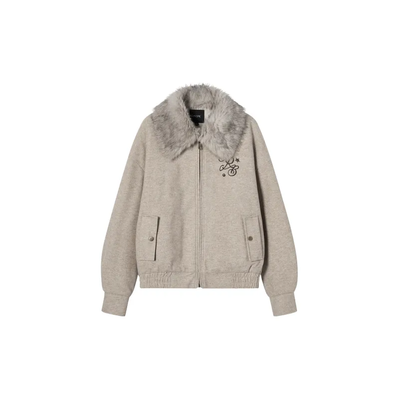 I'M ONE Velvet feel Coat Women's-2