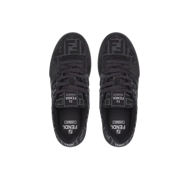 FENDI Ff Jacquard Low Top Sneakers-3