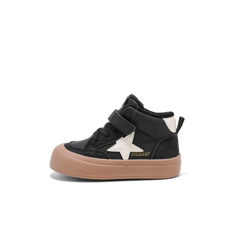 BIG WASP Anti Slip And Wear Resistant Warm High Top Kids' Skateboarding Shoes Kids'-0