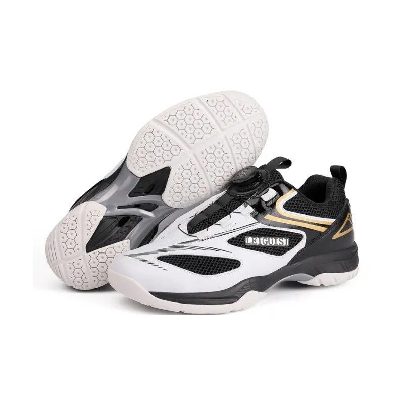 Lin Feng Badminton Shoes Unisex White Blue-10