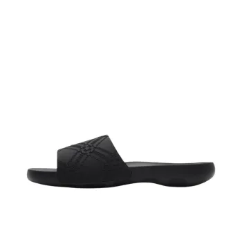 Burberry Rubber Sole Slip Resistant Slide Slippers Men's Black