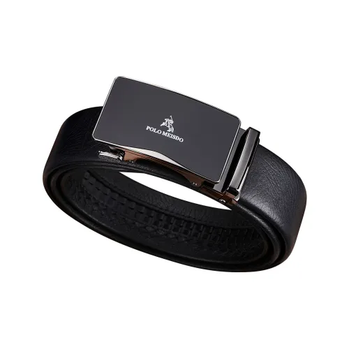 POLOMEISDO Top Grain Cow Leather Belt Comes With Husband Can Write Birthday Greeting Card Men's 3.5cm