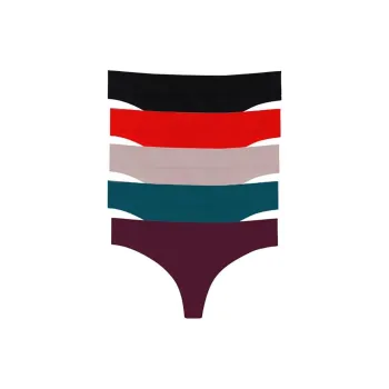 Victoria's Secret MINDD 5-Pack Regular Rise Thong Panties / SRADT Underpants Women's 5 Pack