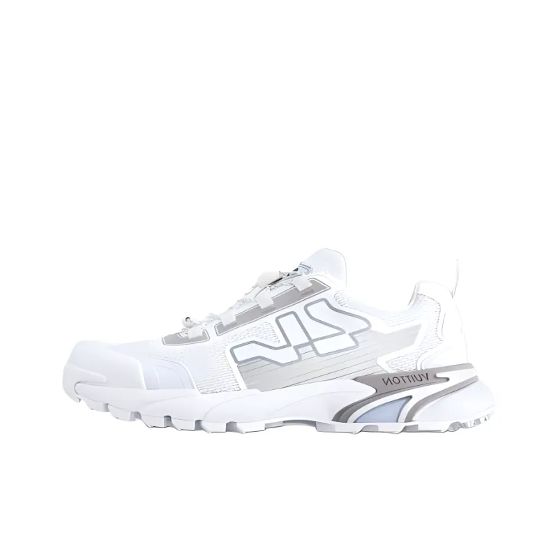 LOUIS VUITTON Runner Tatic 2025 Early Spring Men's Collection Low Top Casual Shoes Men's Light Gray-0