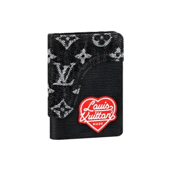 LOUIS VUITTON X Nigo Pocket Organizer Monogram Black